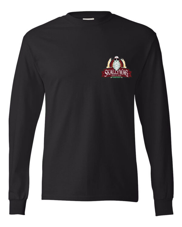 Scallywag Long Sleeve- Moisture Wicking  T-shirt- Full back and left Chest Print