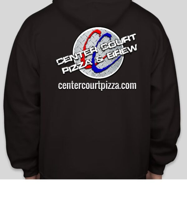 Center Court Pizza- Hoodie - Image 2